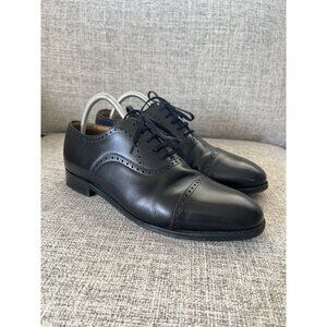 Alfred Sargent Chatsworth Cap toe Oxford Shoe Black Size UK 8.5 / US 9.5